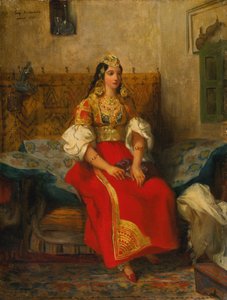 Jewish Woman from Tangier in Home Costume